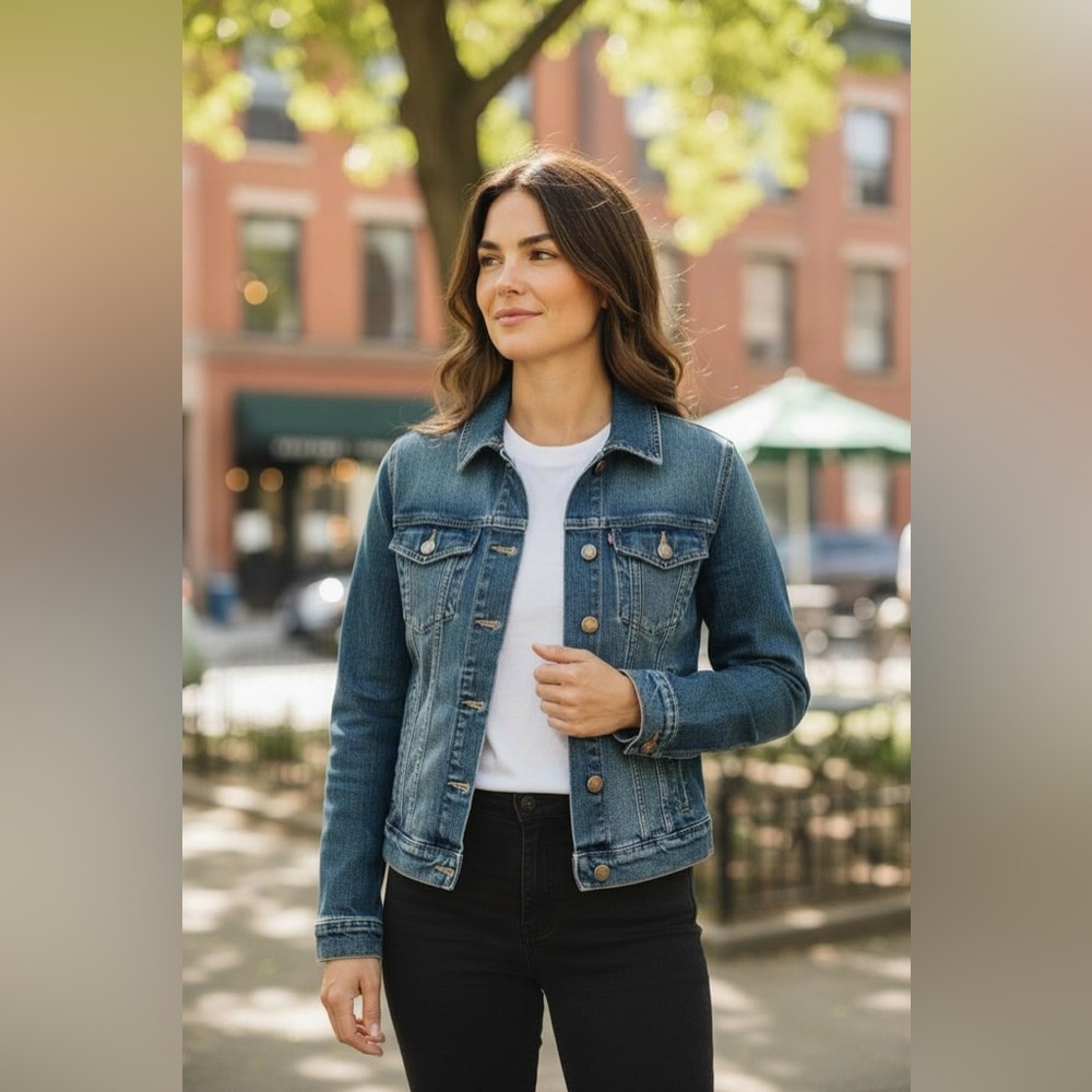 Banana Republic Dark Blue Jean Jacket